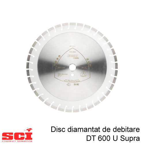 Disc diamantat de debitare Klingspor DT 600 U, 400 x 3,2 x 30 mm, 43 Segmente