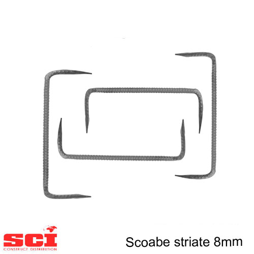 Scoabe striate 8 mm